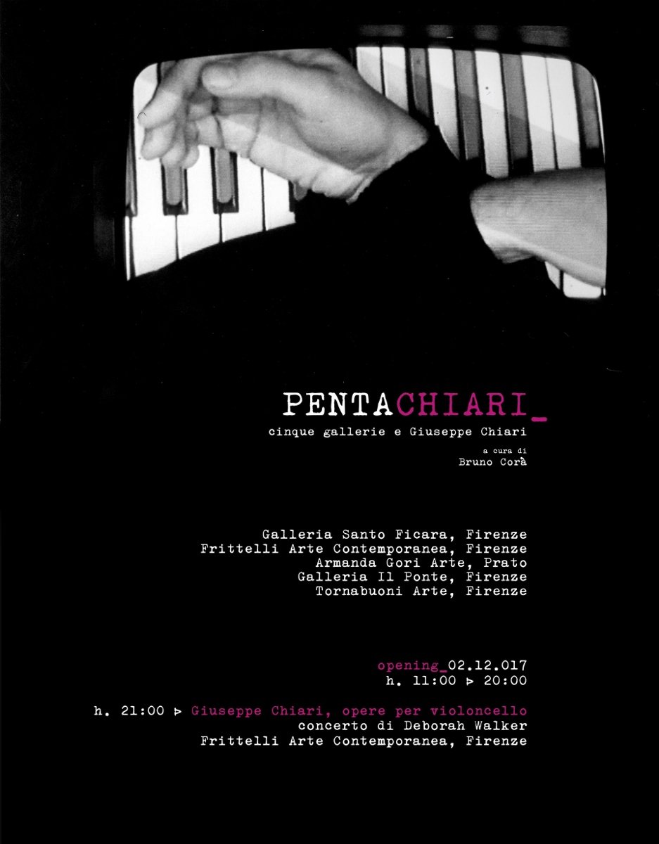 PentaChiari-cinque gallerie d'arte celebrano simultaneamente l'opera di Giuseppe Chiari